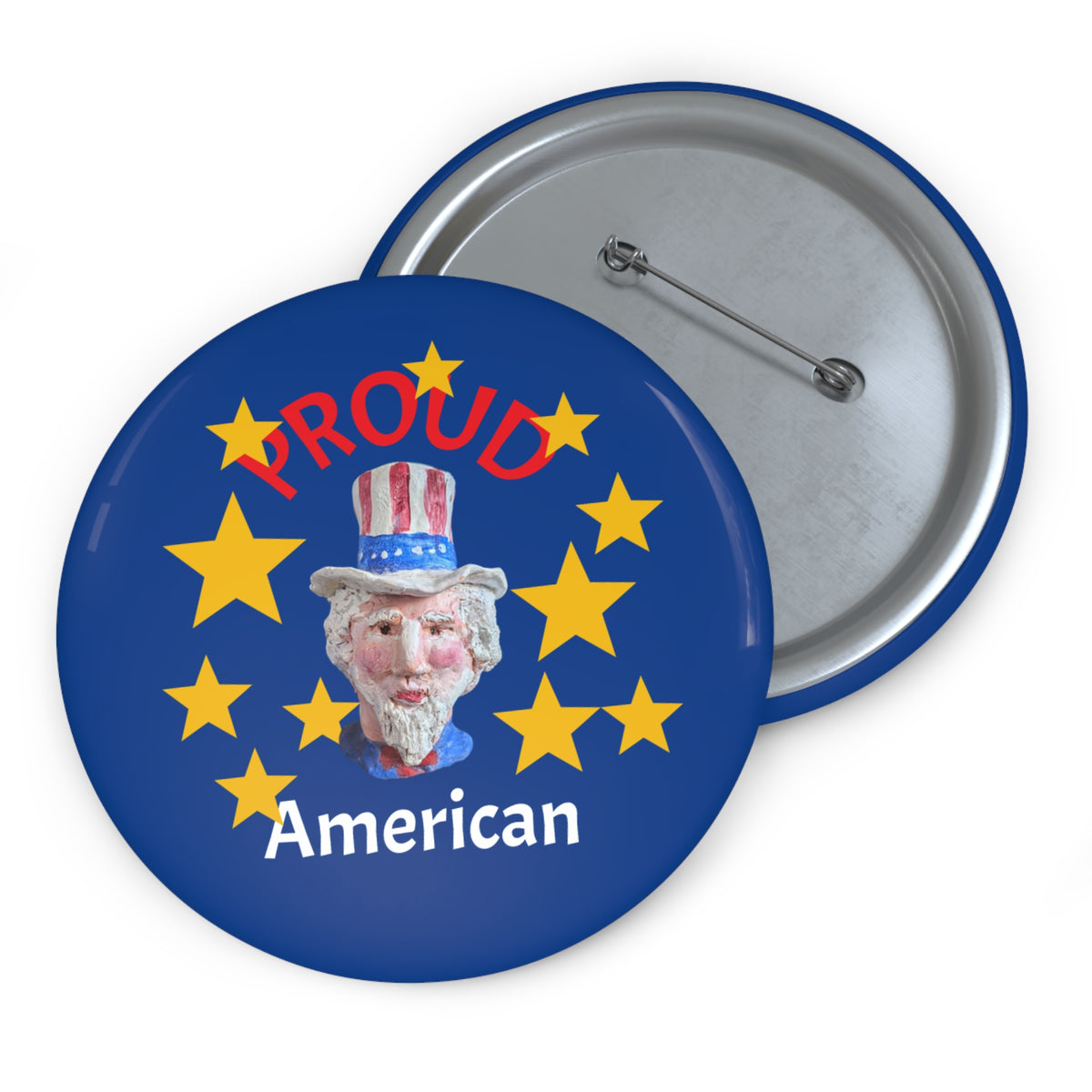 American pride Pin Button — Badge